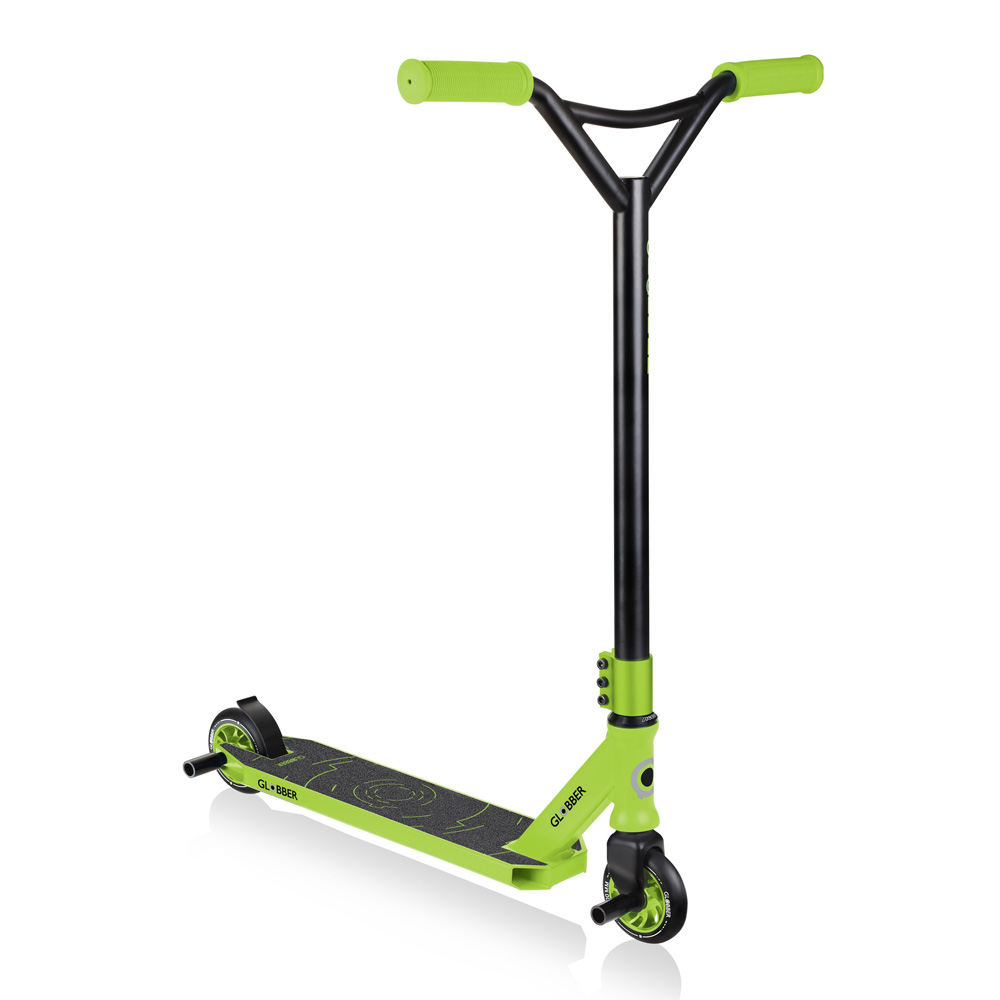 

Трюковой самокат Globber GS540 черно-зеленый с пегами (622-106)
