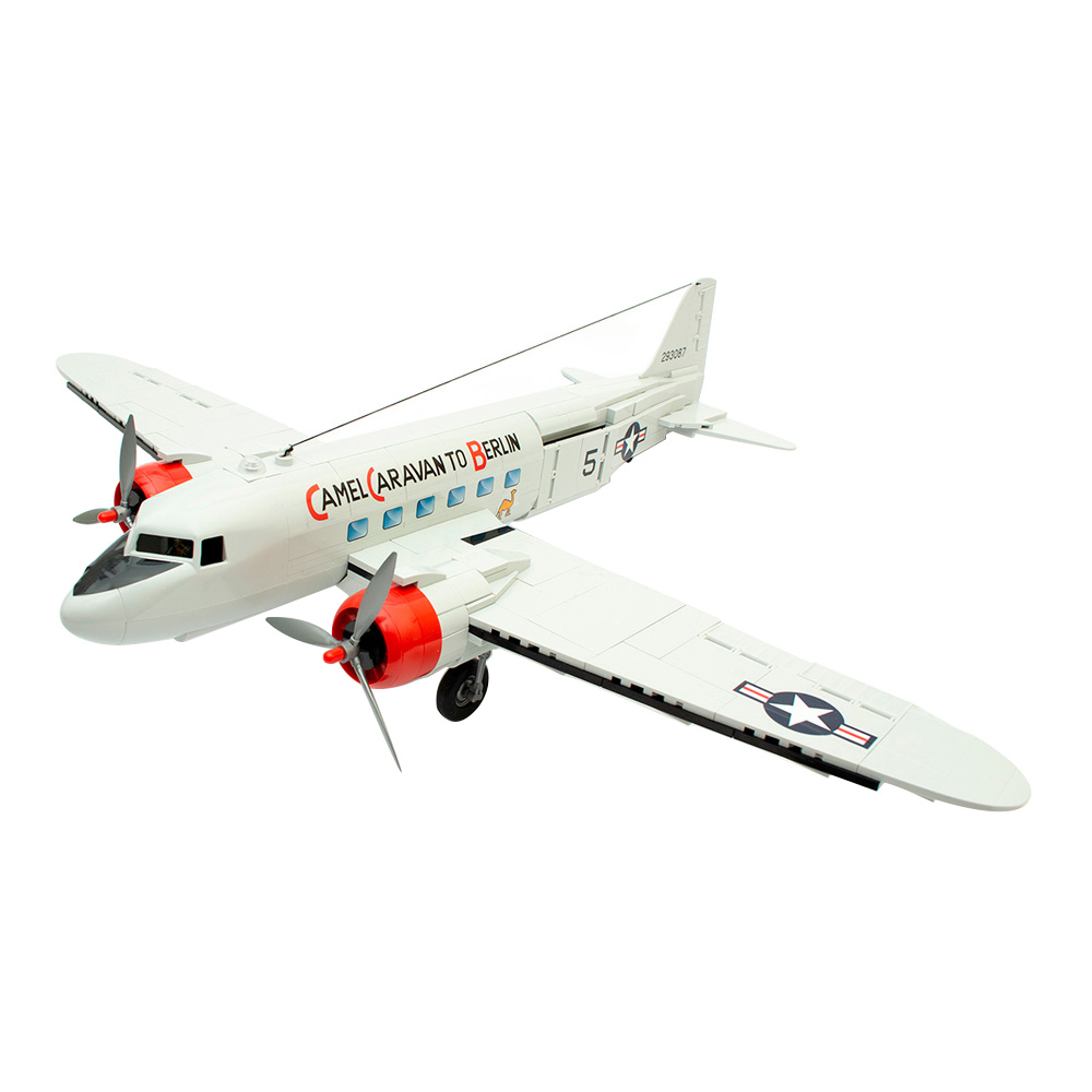 

Конструктор COBI Літак C-47 Дакота Скайтрейн 540 деталей (COBI-5702)