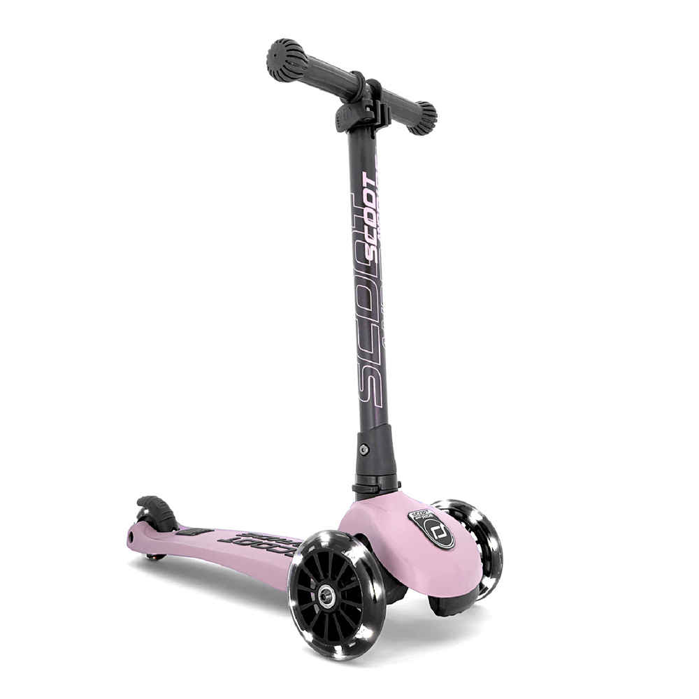 

Самокат Scoot & Ride Highwaykick-3 Роза светящиеся колеса (SR-160630-ROSE)