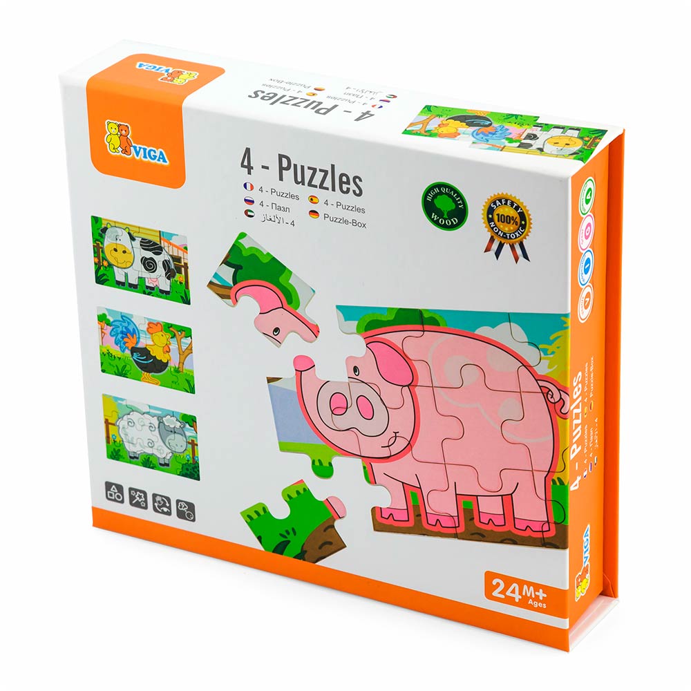 

Пазлы Viga Toys Ферма 48 элементов (50069)