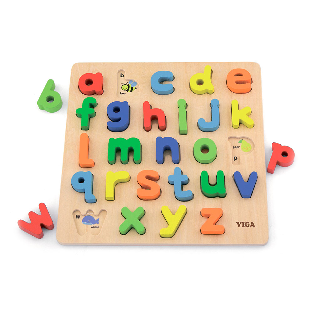 

Сортер Viga Toys Английский алфавит прописные буквы (50125)
