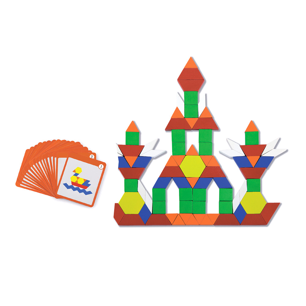 

Набор Viga Toys Блоки геометрические на магнитах 102 элемента (50669)