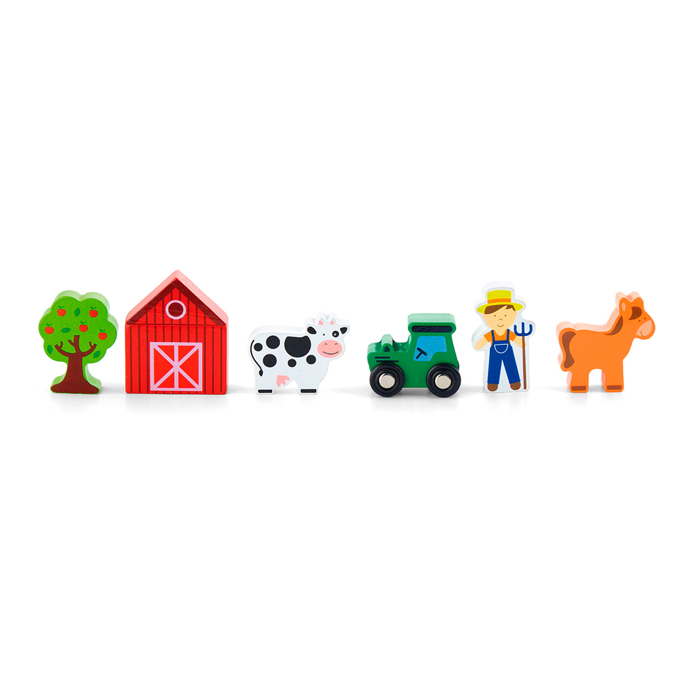 

Дополнительный набор к железной дороге Viga Toys Ферма (50812)