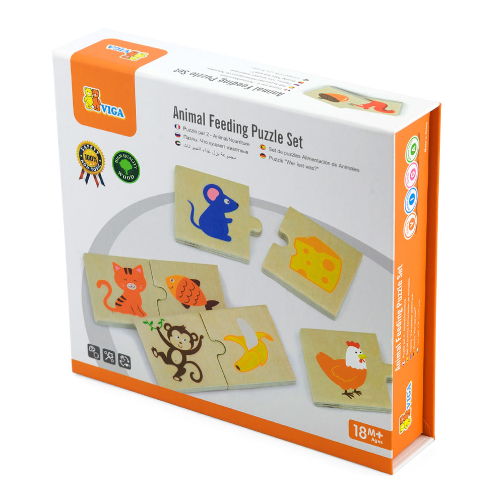 

Набор пазлов Viga Toys Что едят животные (51607)