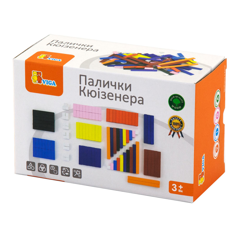 

Набор для обучения Viga Toys Палочки Кюизенера (51765)