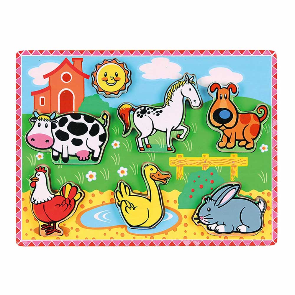 

Рамка-вкладыш Viga Toys Домашние животные (56438)