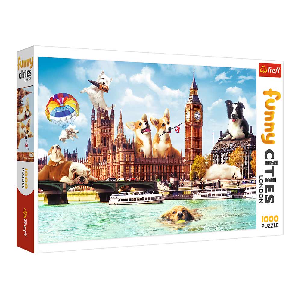

Пазл Trefl Funny Cities Песики в Лондоні 1000 елементів (10596)