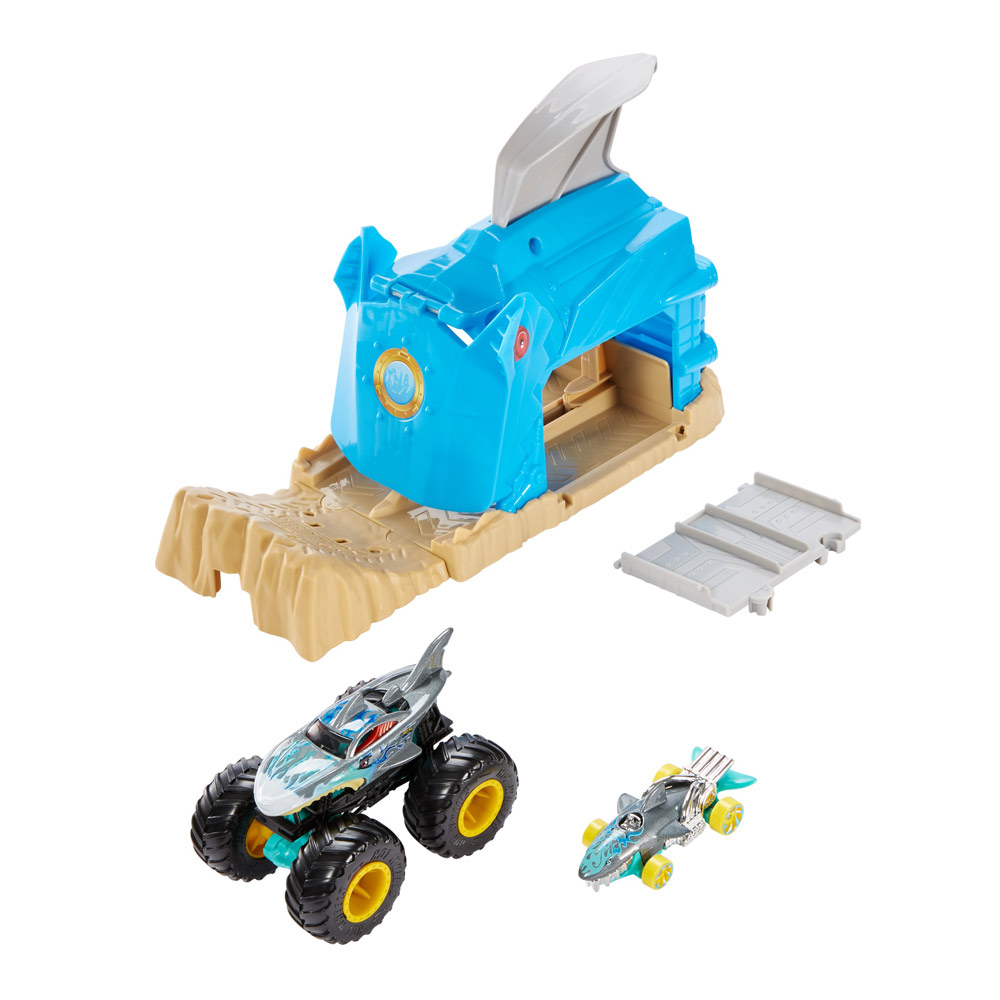 

Пускатель Hot Wheels Monster trucks Возмездие акулы (GKY01/GKY03)