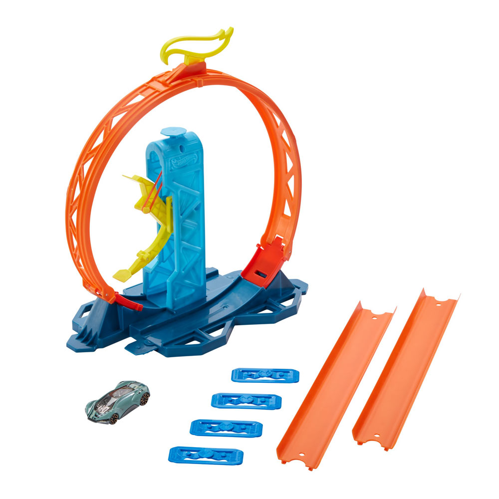 

Трек Hot Wheels Track builder Петля с ускорителем (GLC87/GLC90)