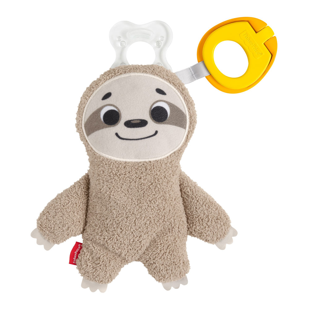 Акция на Іграшка-тримач для соски Fisher-Price лінивець (GNP46/GKC48) от Будинок іграшок