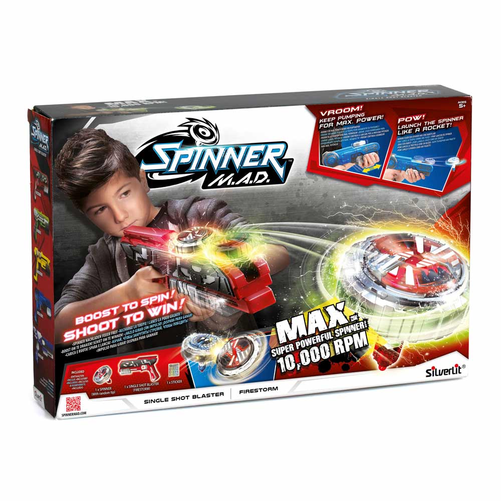 

Игрушечный набор Spinner M.A.D. бластер Огненный шторм (86301)