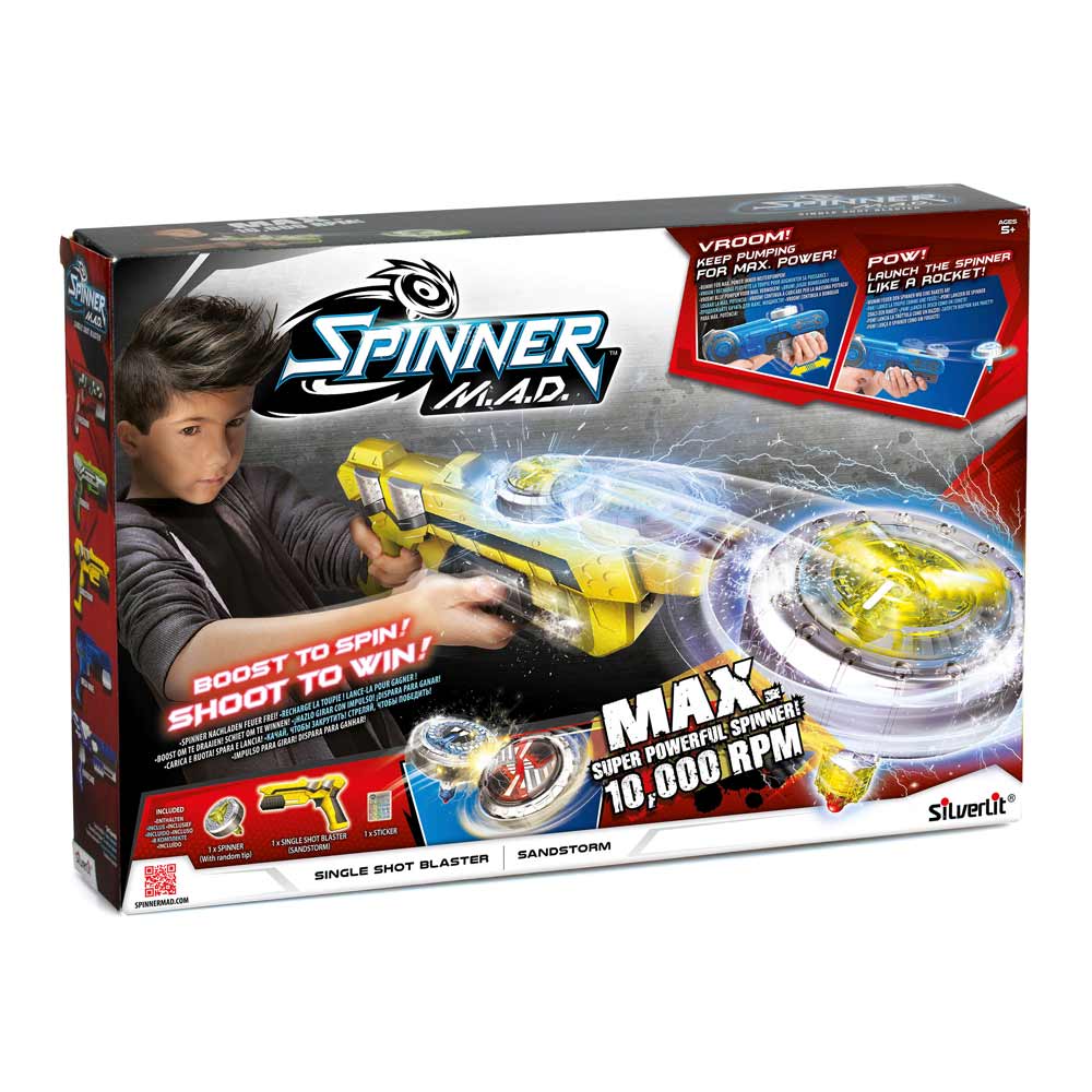 

Игрушечный набор Spinner M.A.D. бластер Песчаная буря (86303)