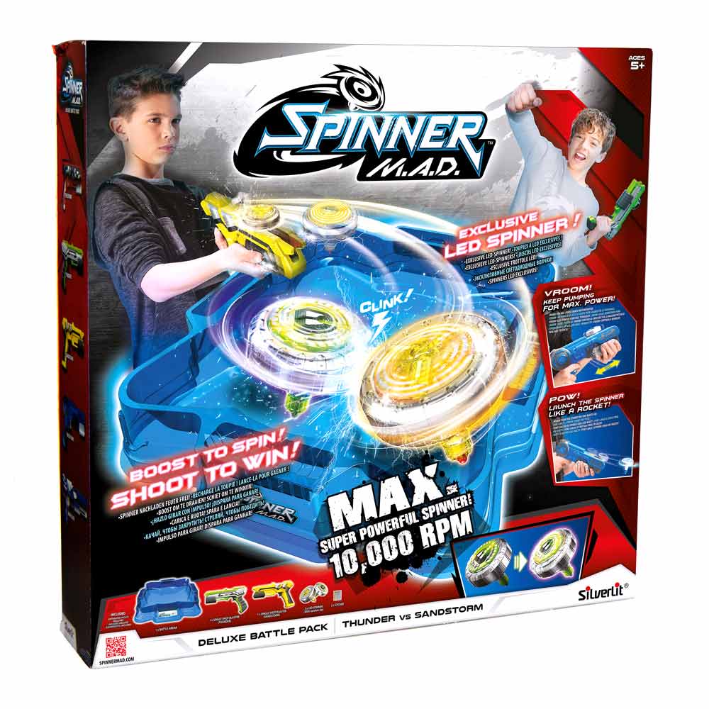 

Игрушечный набор бластеров Spinner M.A.D. Молния и Песчаная буря (86331)