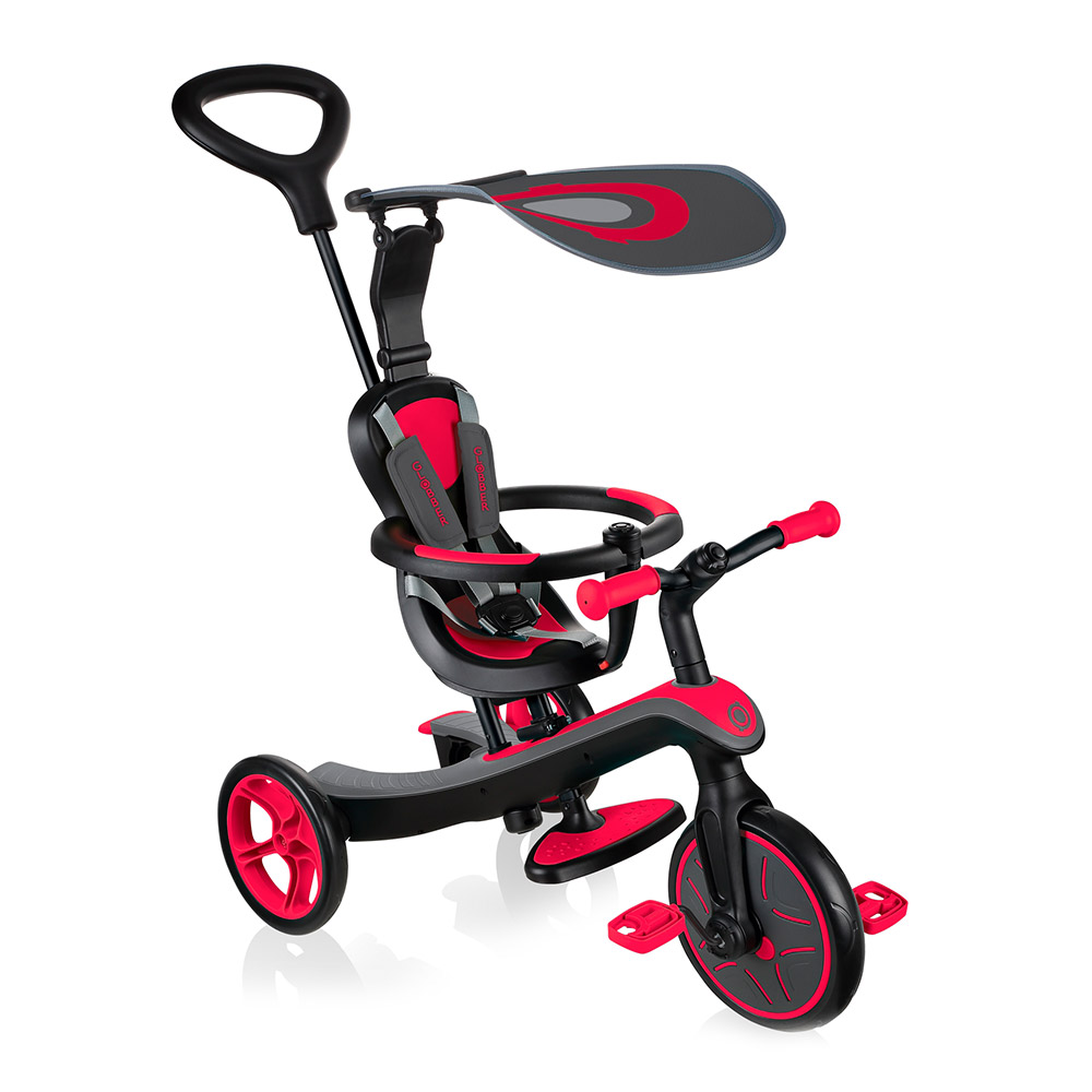 

Трехколесный велосипед Globber Explorer trike 4 в 1 красный (632-102)