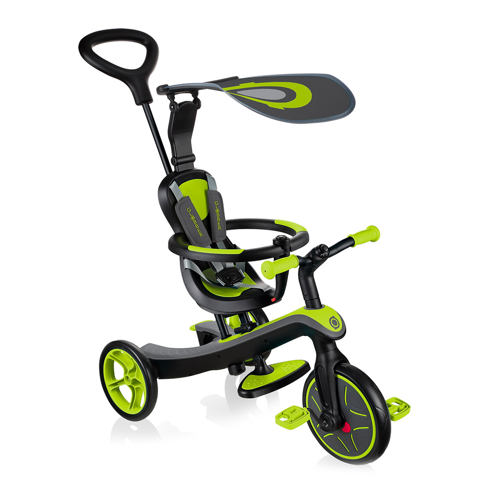 

Трехколесный велосипед Globber Explorer trike 4 в 1 зеленый (632-106)