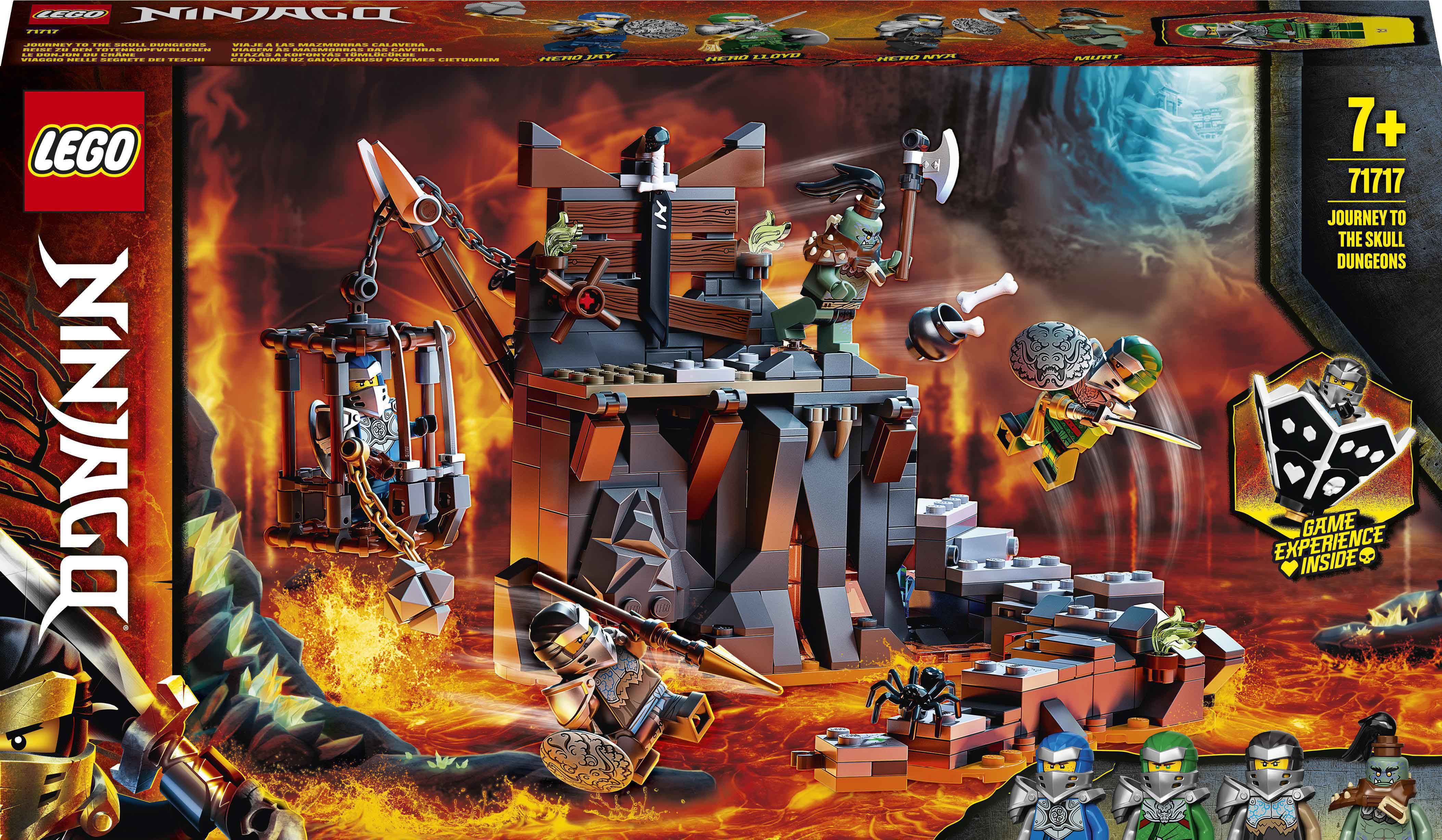 

Конструктор LEGO Ninjago Путешествие в подземелья Черепа (71717)