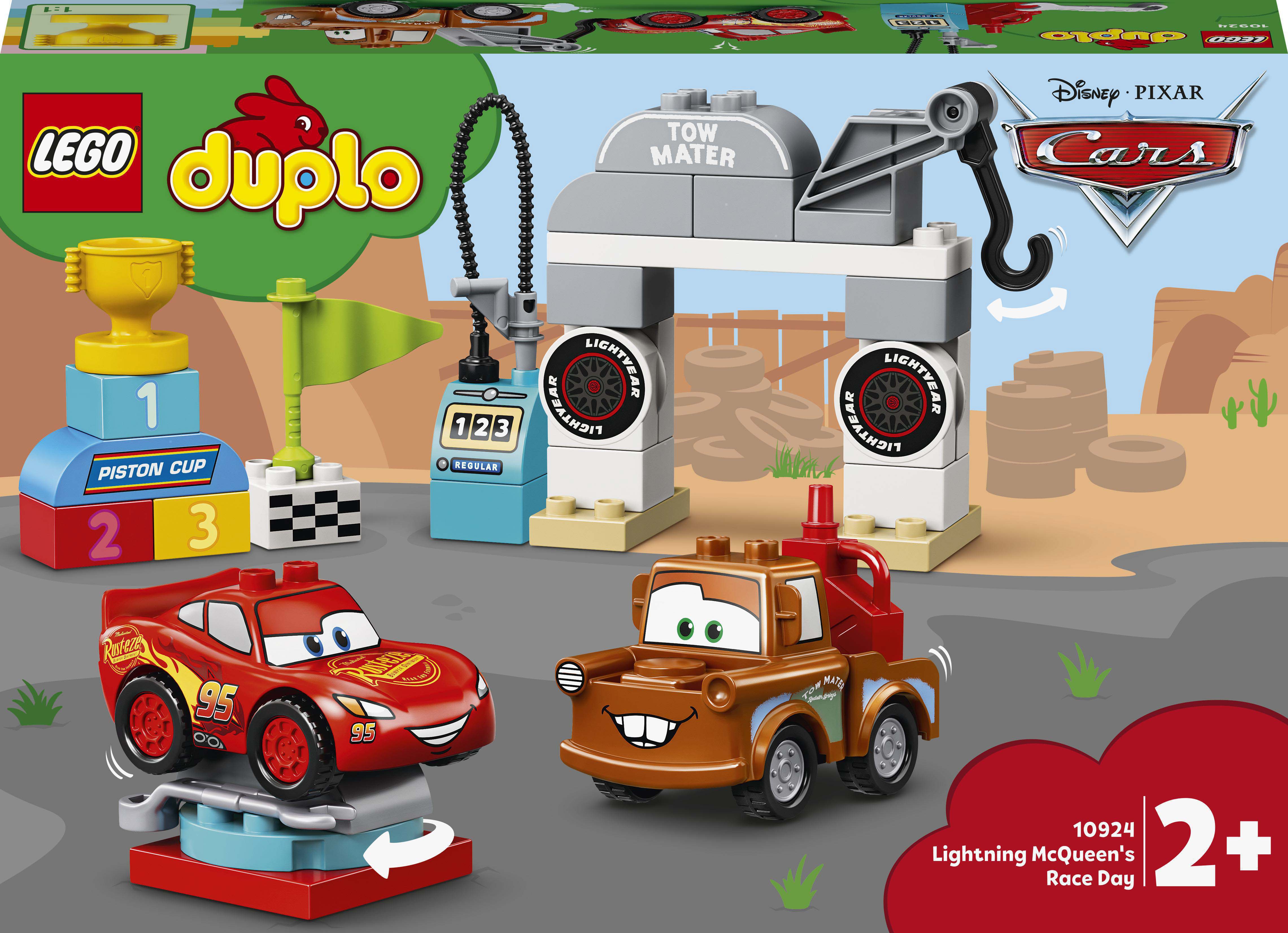 

Конструктор LEGO DUPLO Disney Cars Гонки Молнии МакКуина (10924)