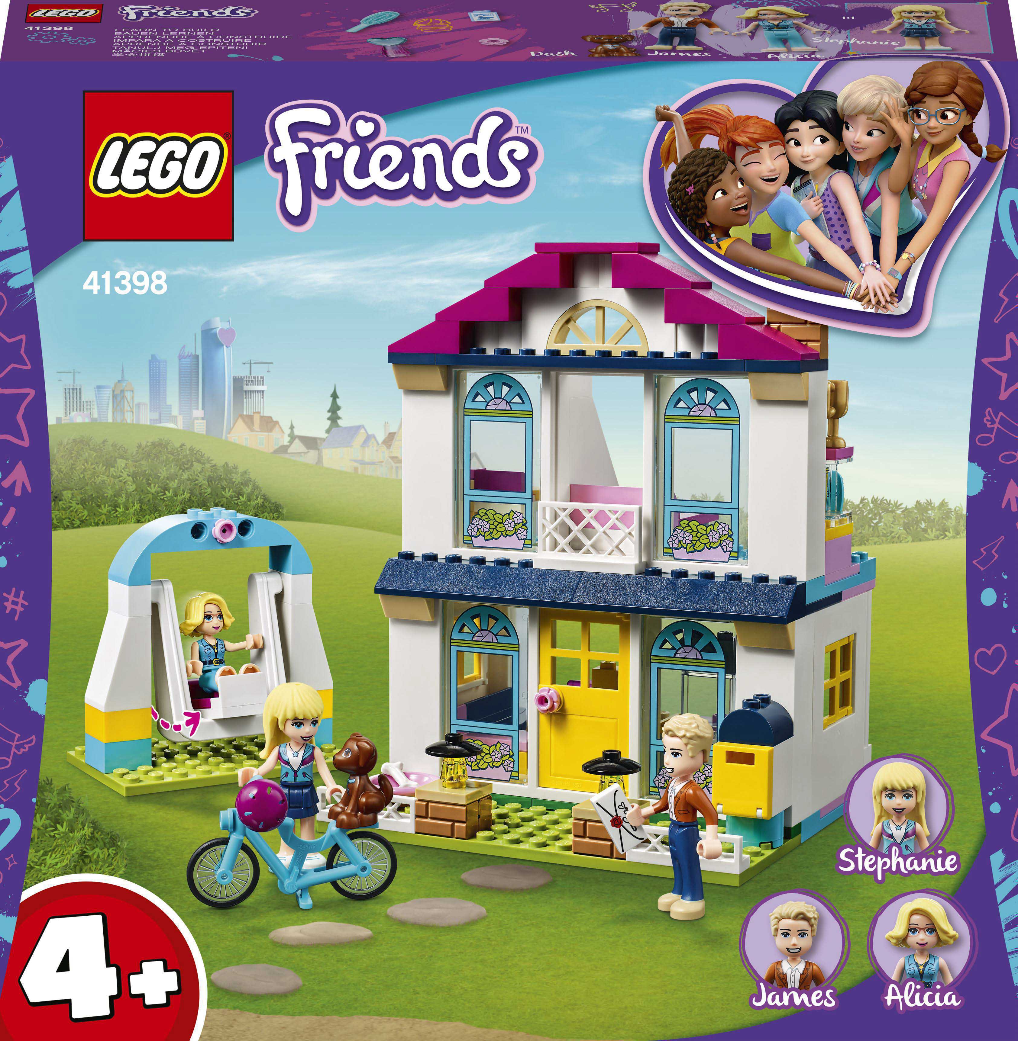 Акция на Конструктор LEGO Friends Дом Стефани (4+) (41398) от Будинок іграшок