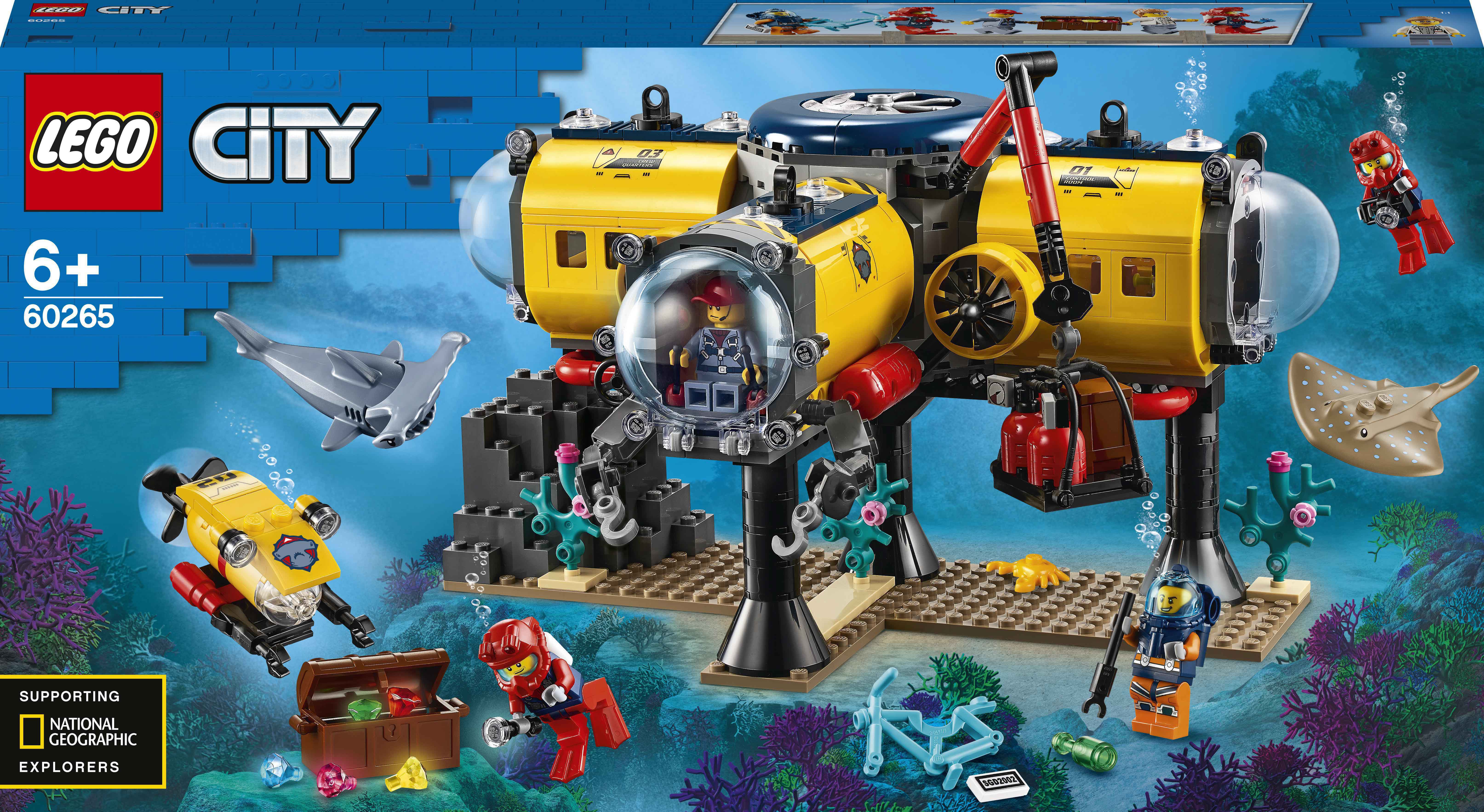 

Конструктор LEGO City Океан: исследовательская база (60265)