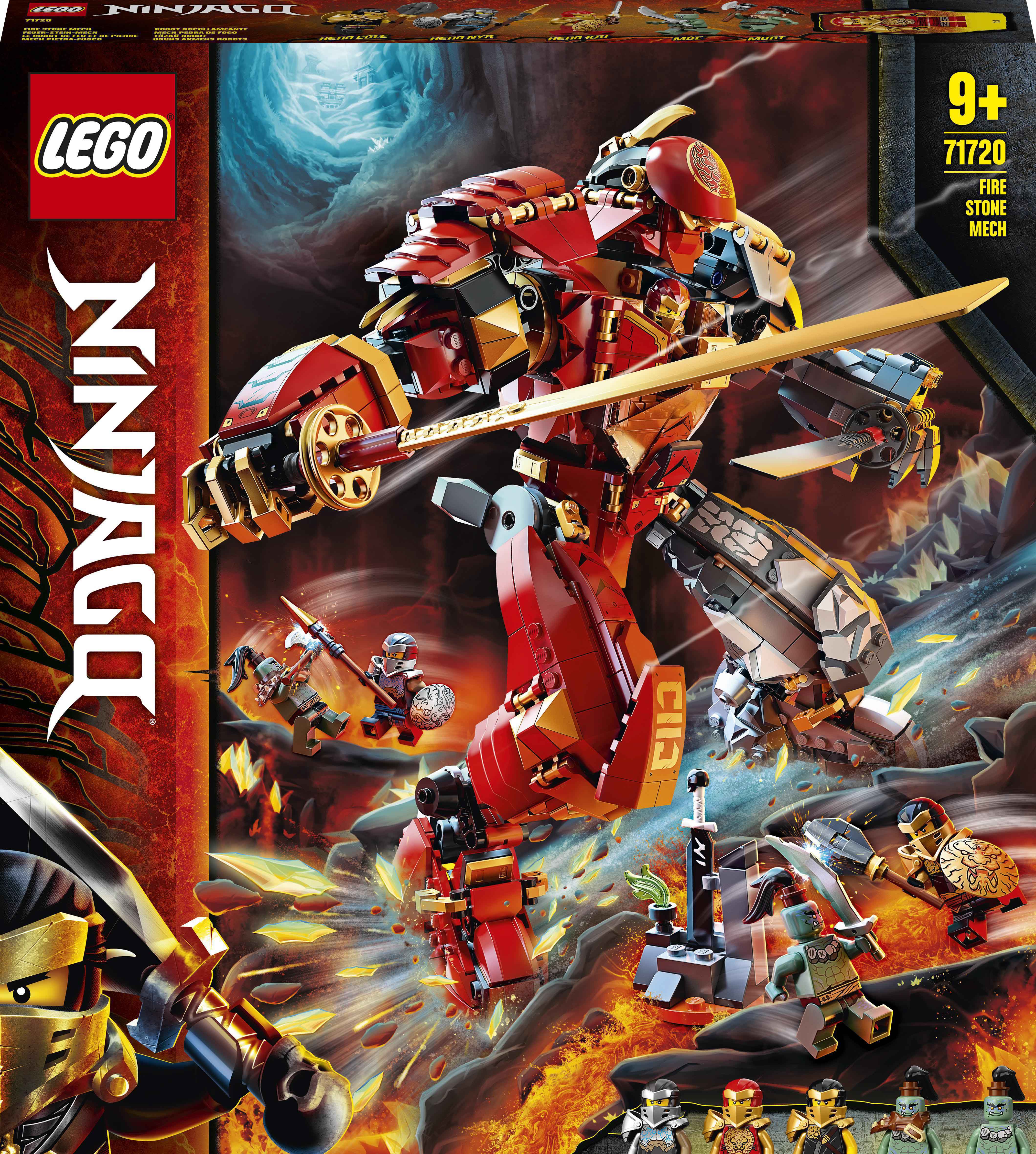 

Конструктор LEGO NINJAGO Каменный робот огня (71720)