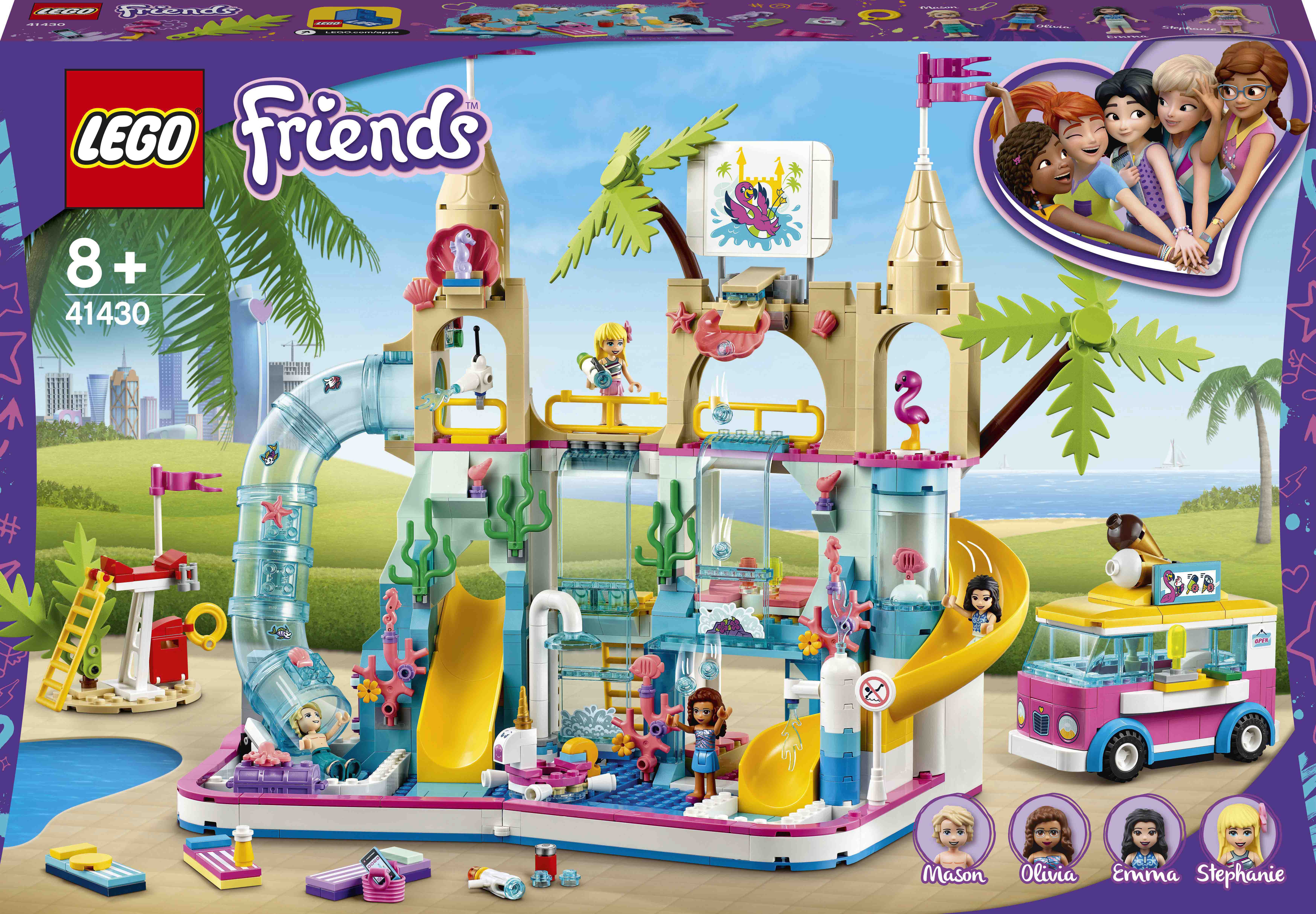 Акція на Конструктор LEGO Friends Летний аквапарк (41430) від Будинок іграшок