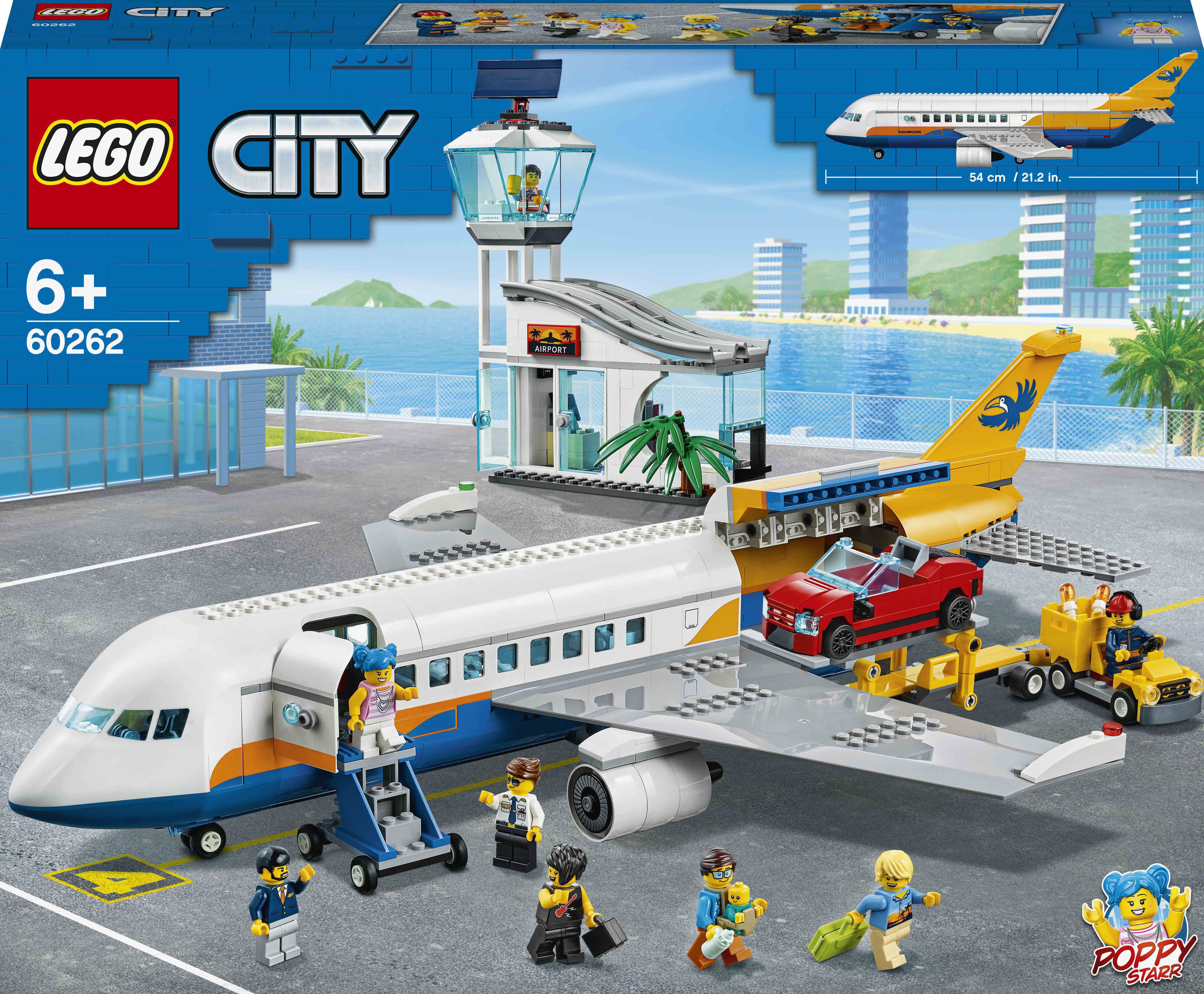 

Конструктор LEGO City Пассажирский самолет (60262)