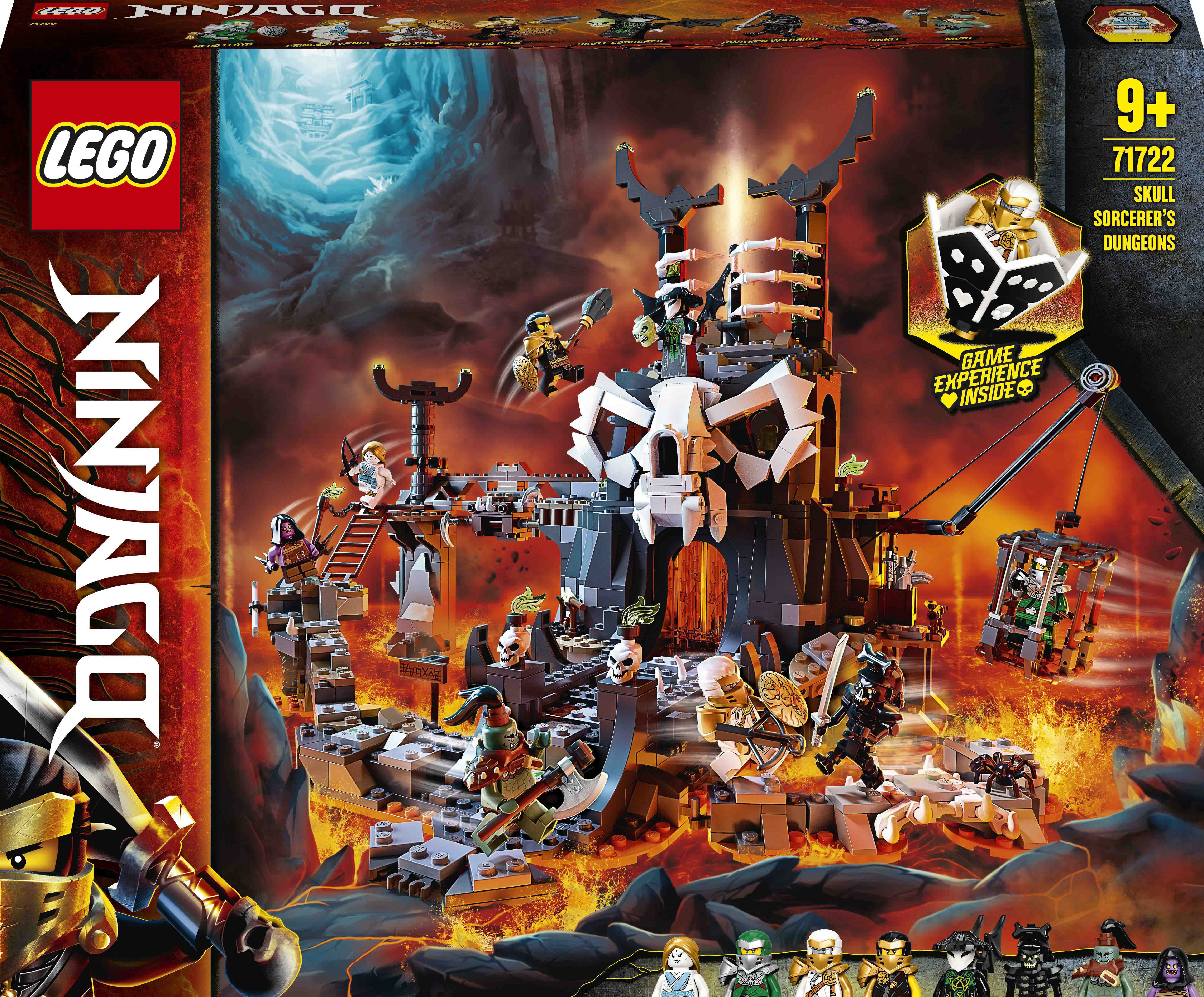 

Конструктор LEGO NINJAGO Подземелье колдуна-скелета (71722)