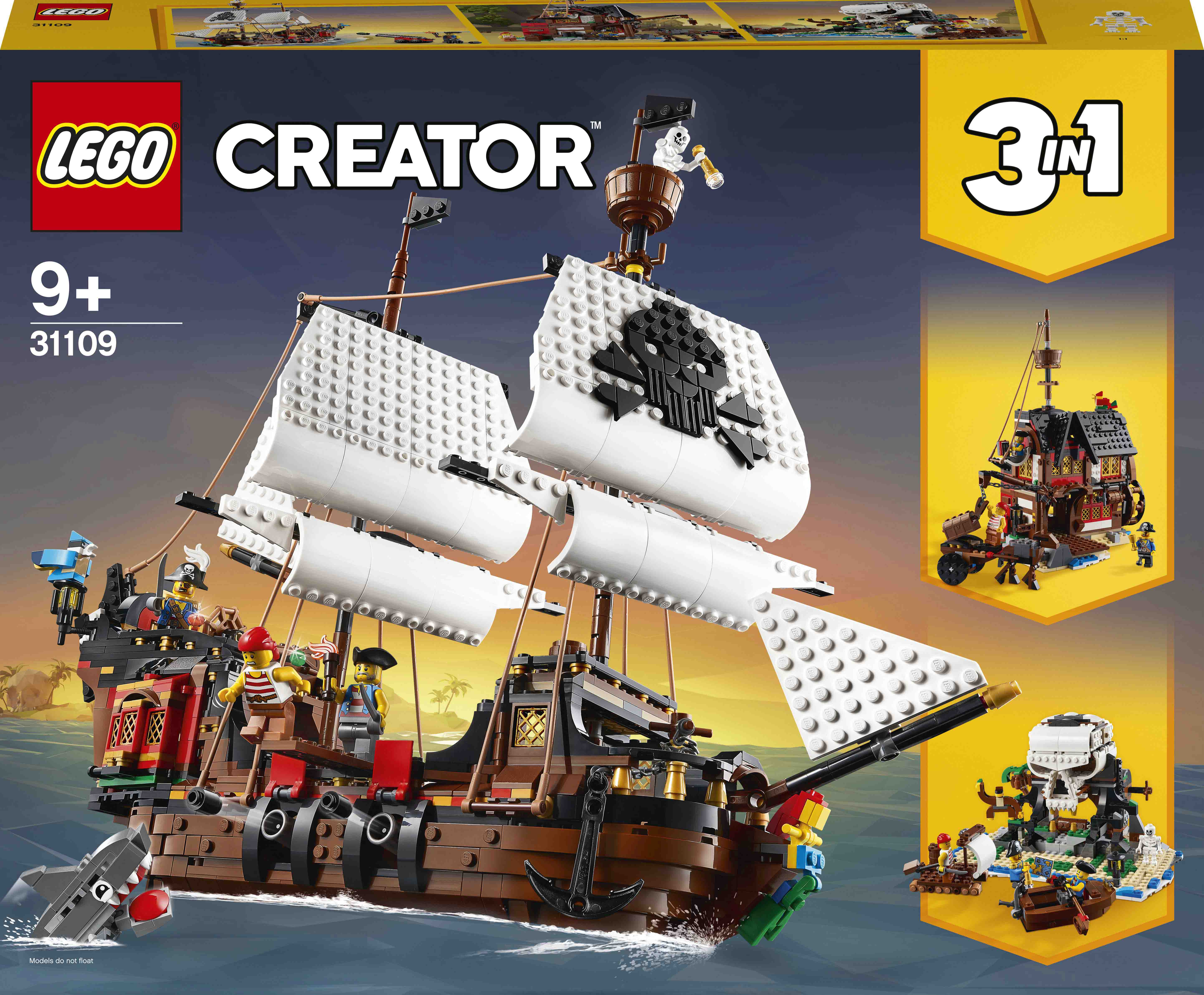 Акція на Конструктор LEGO Creator Пиратский корабль (31109) від Будинок іграшок