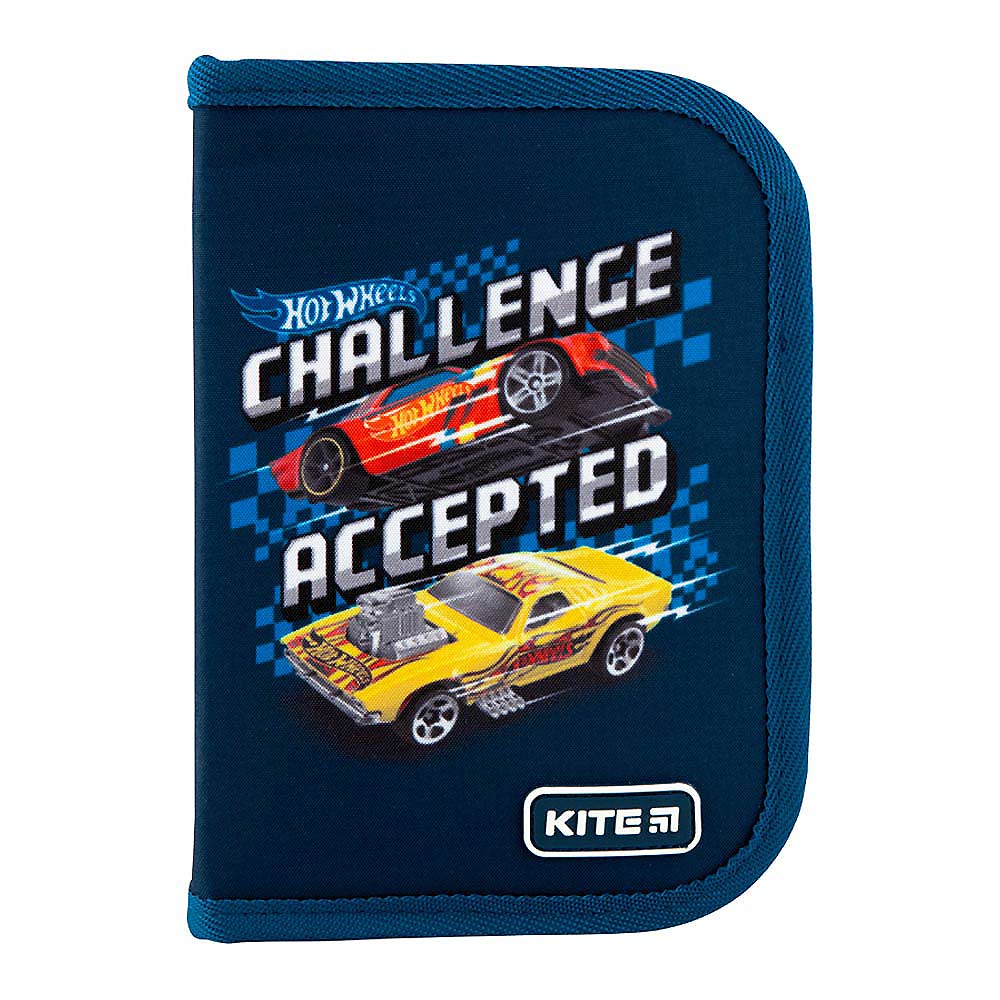 

Пенал Kite Hot Wheels 1 отделение 2 отворота (HW20-622-2)
