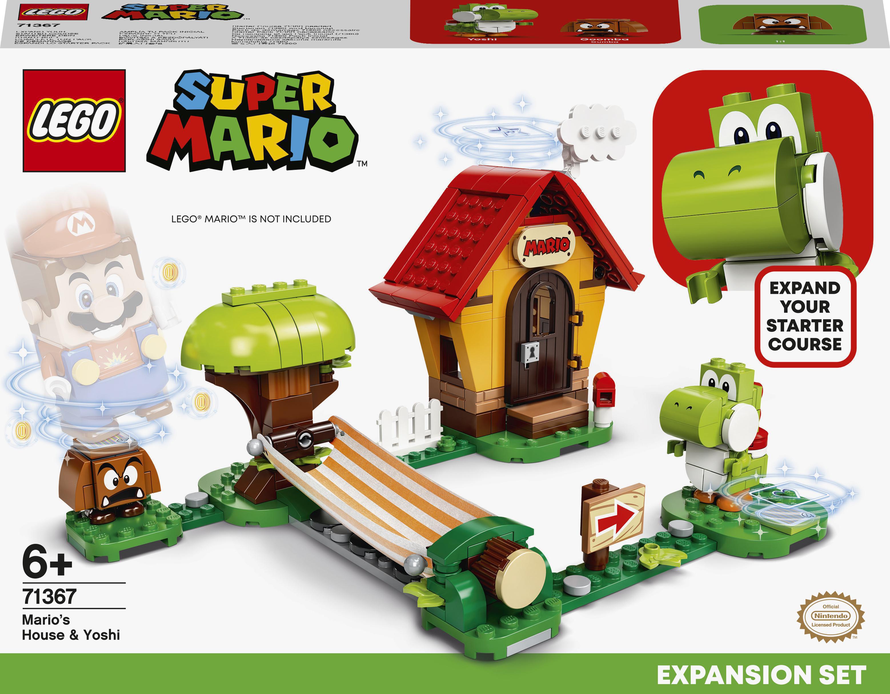 Акція на Конструктор LEGO Super Mario Дом Марио и Йоши. Дополнительный набор (71367) від Будинок іграшок