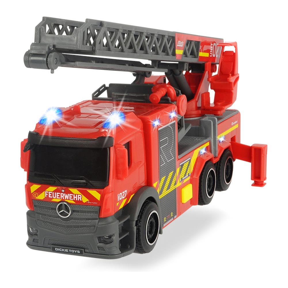 Акция на Автомодель Dickie toys Пожежна машина Mercedes-Benz 23 см (3714011) от Будинок іграшок
