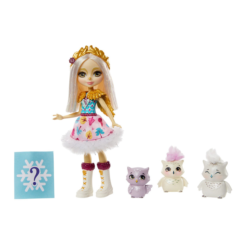 

Кукольный набор Enchantimals Семья сов с сюрпризом (GJX43/GJX46)