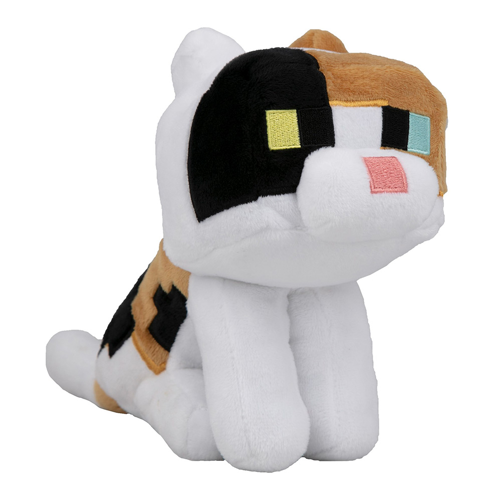 

Мягкая игрушка J!NX Minecraft Happy Explorer Трехцветный кот Calico 20 см (JINX-9294)