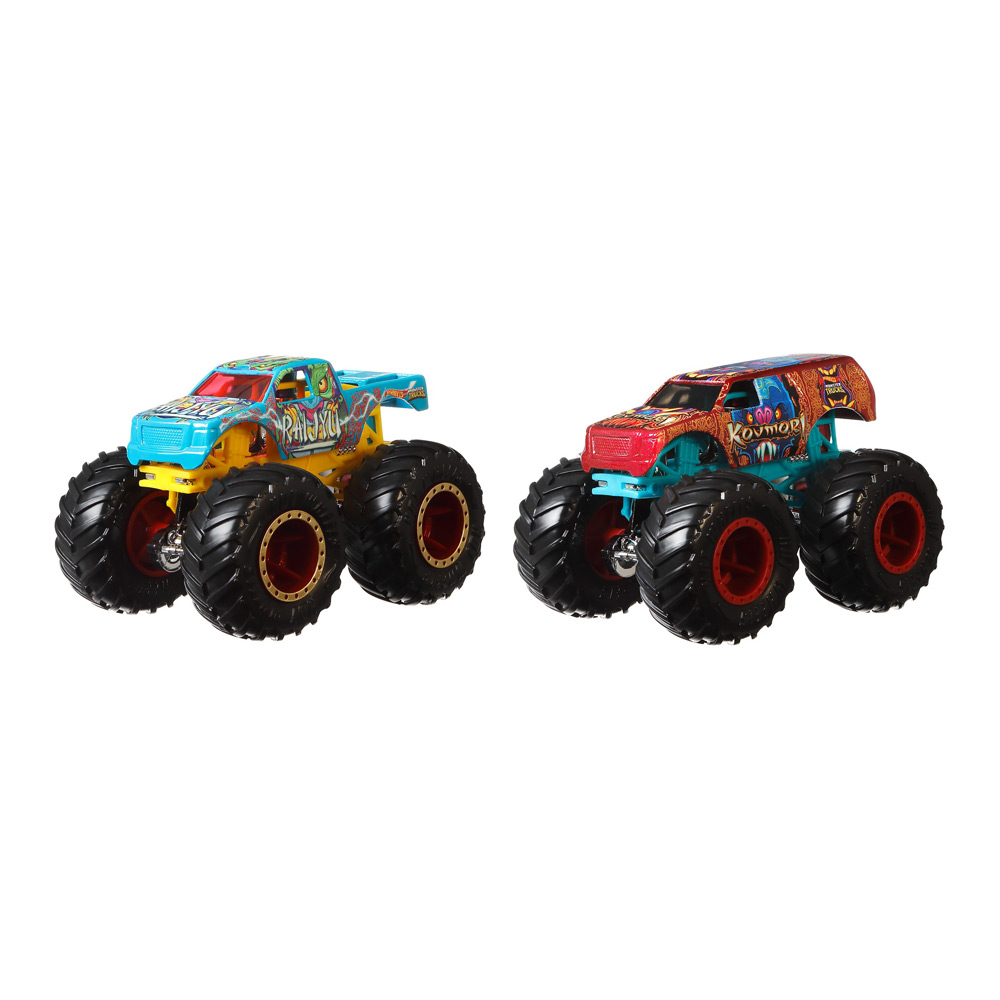 

Набор машинок Hot Wheels Monster trucks Raijyu and Kovmori 1:64 (FYJ64/GJF66)