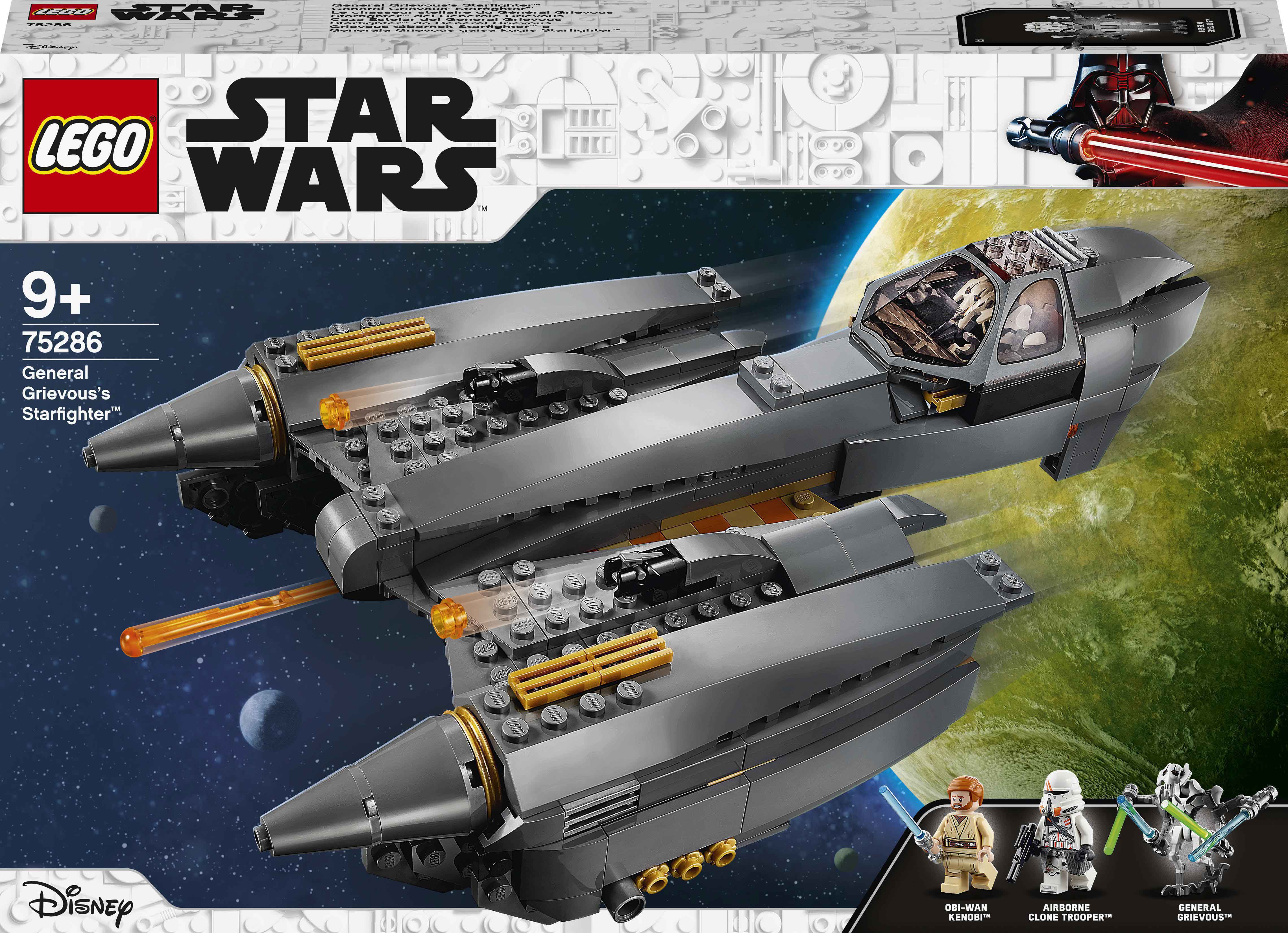 

Конструктор LEGO Star Wars Звездный истребитель генерала Гривуса (75286)