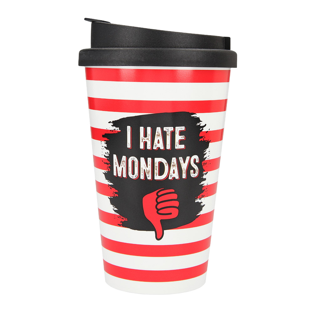 

Стакан Top Model I hate Mondays 350 мл с крышкой (042180/26)