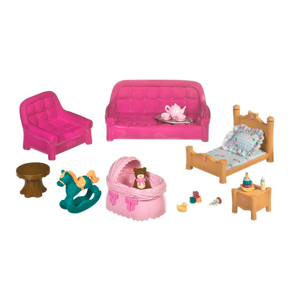 

Игровой набор Li'l Woodzeez Гостиная и детская (6123Z)