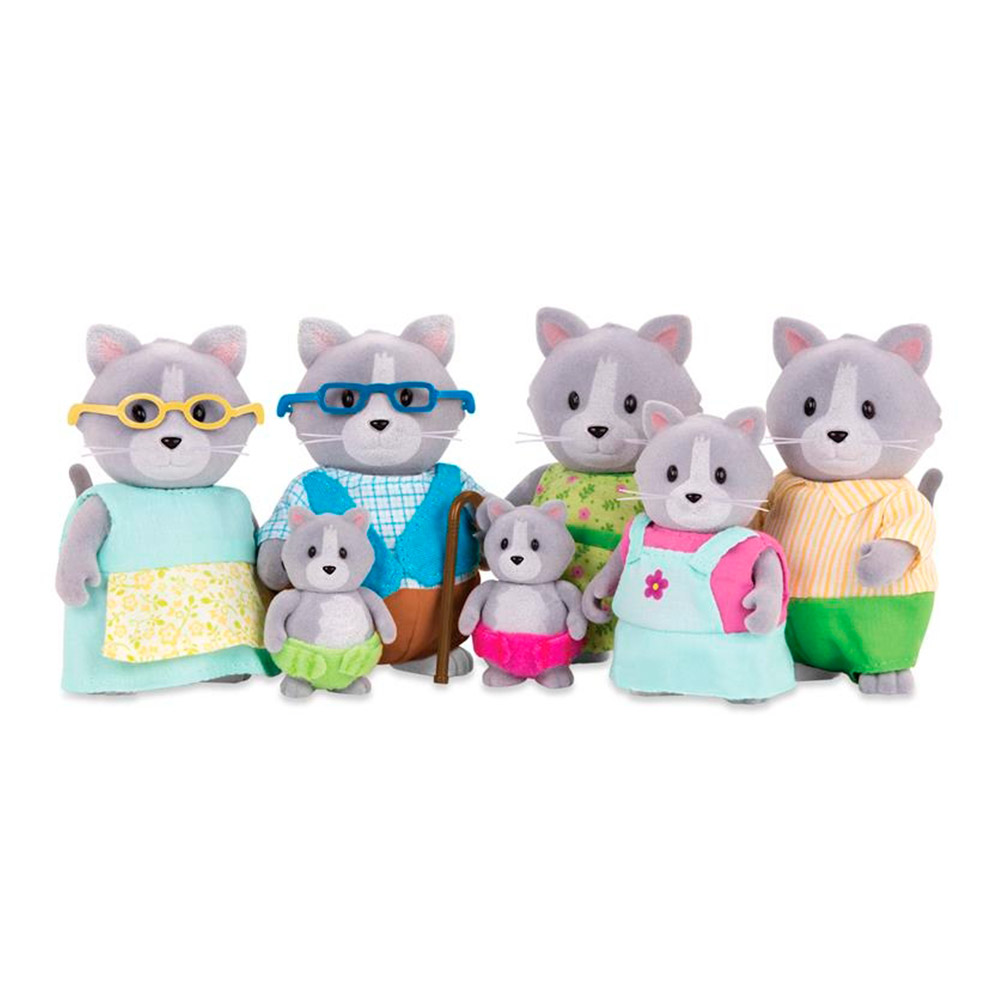 

Набор фигурок Li'l Woodzeez Большая семья котов 7 шт (WZ6530Z)