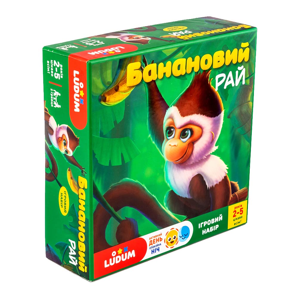 

Настольная игра Ludum День ночь Банановый рай на украинском (LD1046-53)