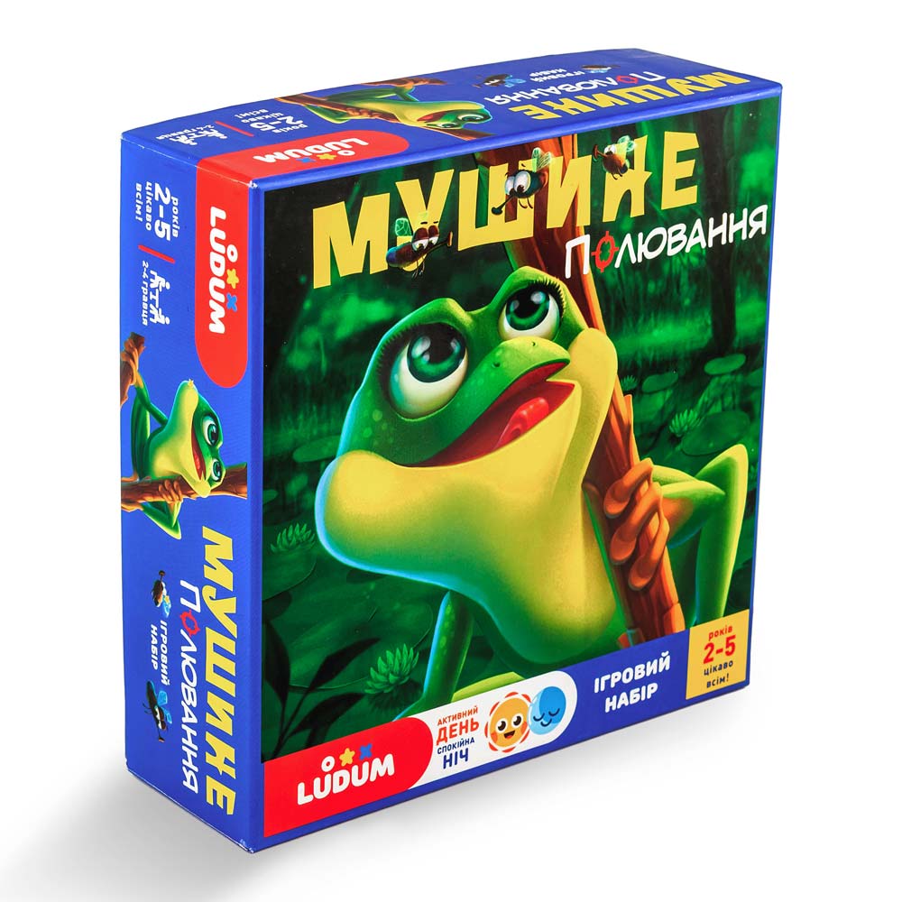 

Настольная игра Ludum День ночь Мушиная охота на украинском (LD1047-52)