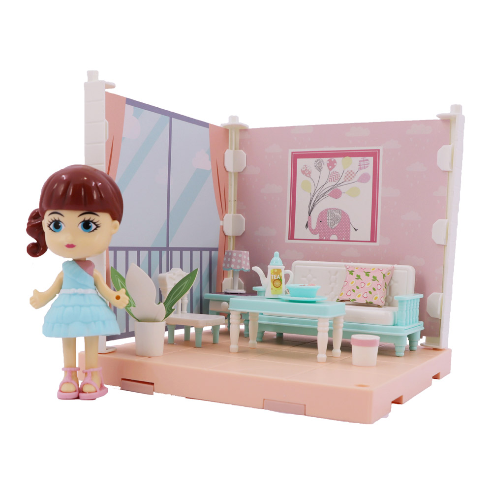 

Игровой набор Funky Toys Уютный уголок Кукла в гостиной (FT3101)