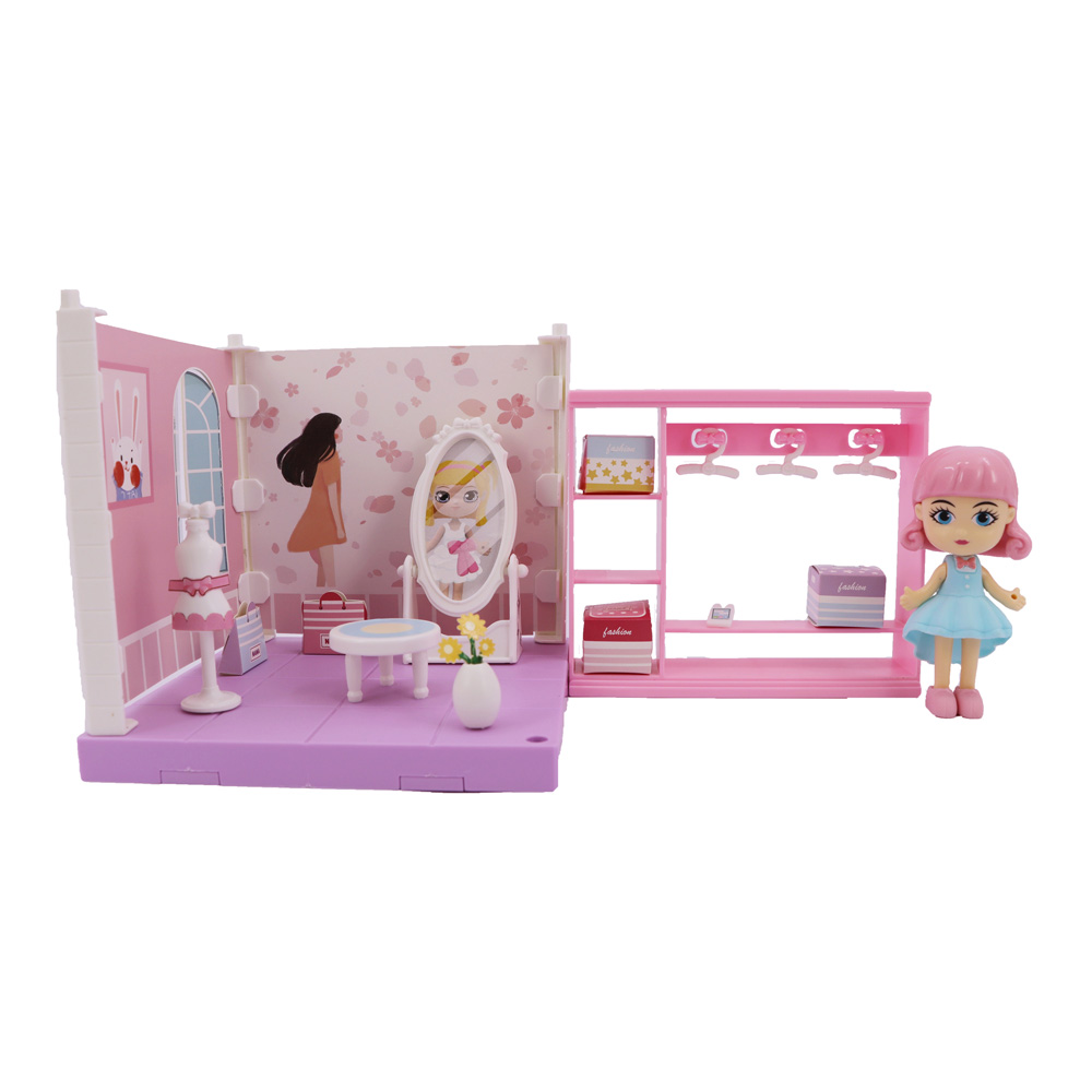 

Игровой набор Funky Toys Уютный уголок Кукла в гардеробной (FT3106)