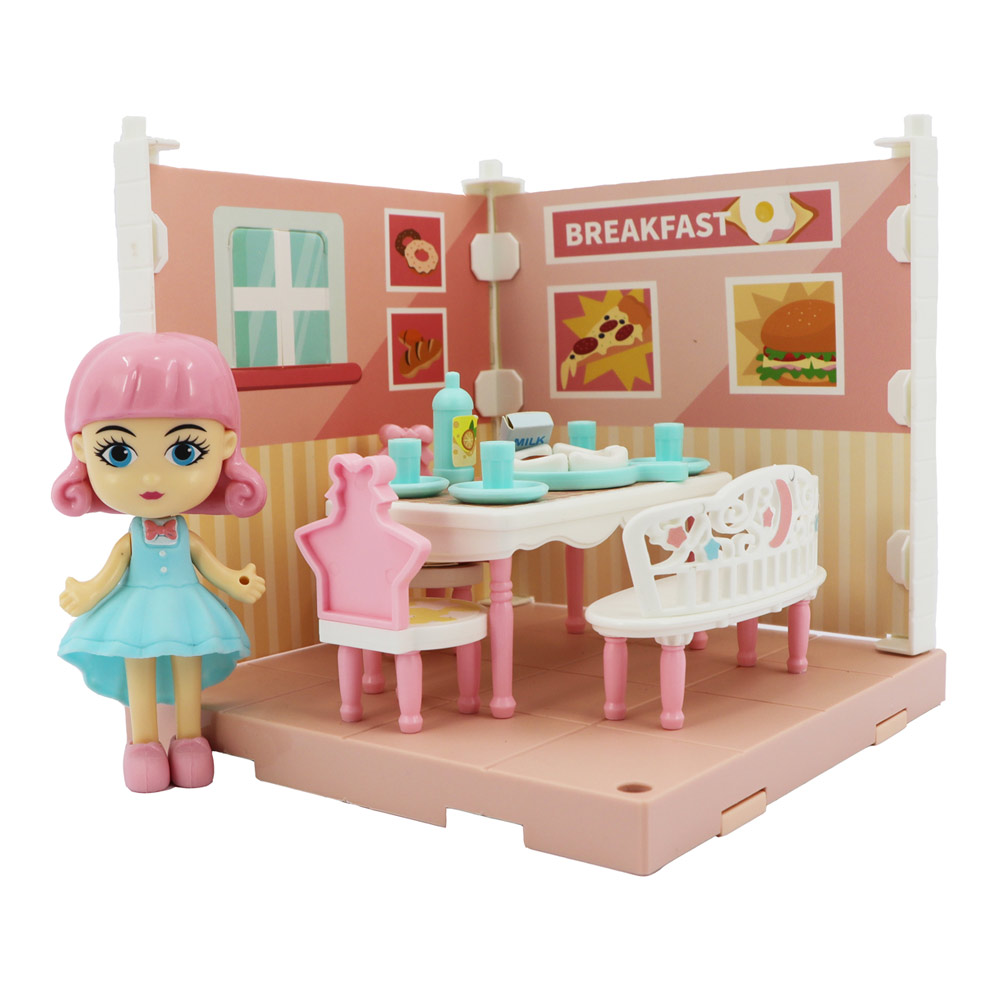 

Игровой набор Funky Toys Уютный уголок Кукла в столовой (FT3107)