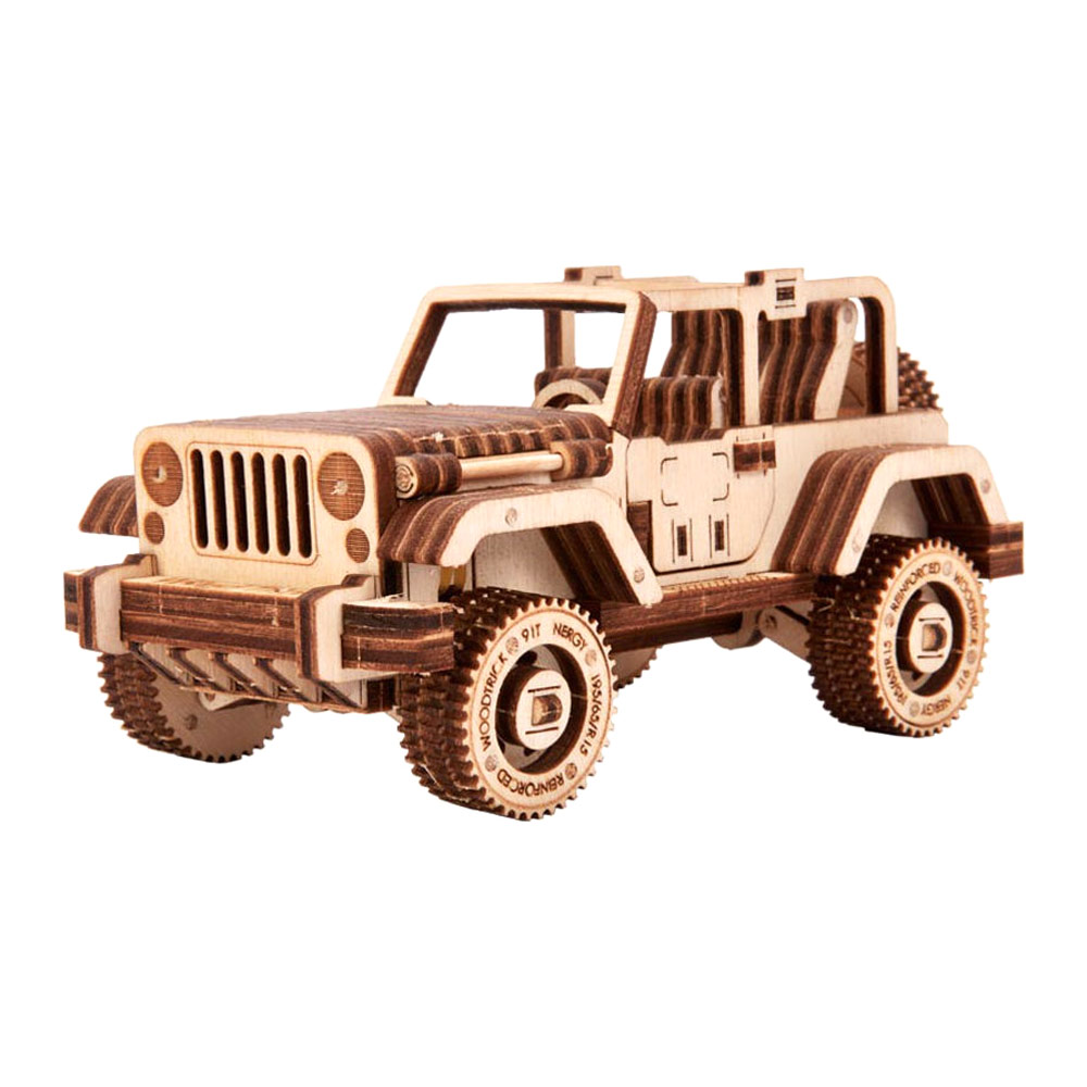 

Трехмерный пазл Wood Trick Сафари джип 4x4 механический (S5)
