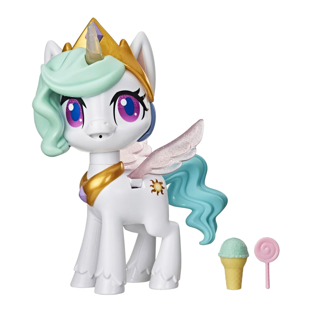 Акція на Интерактивная игрушка My Little Pony Волшебный поцелуй Принцесса Силестия с сюрпризами (E9107) від Будинок іграшок