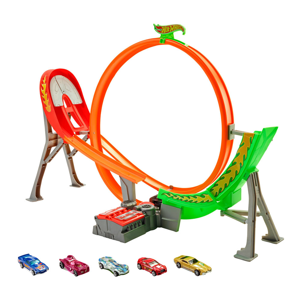 

Трек Hot Wheels Безумный форсаж с 5 машинками (FCF18)