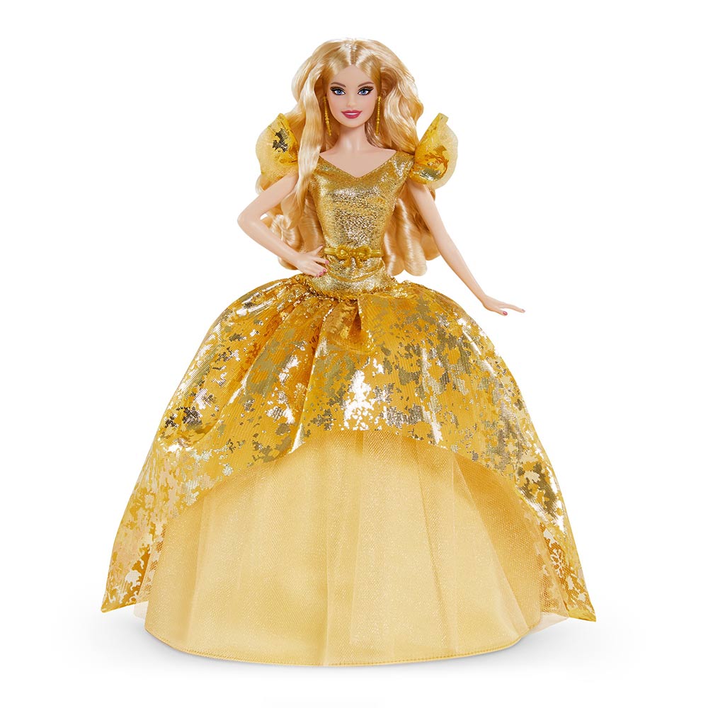 

Коллекционная кукла Barbie Signature Праздничная Барби 2020 (GHT54)