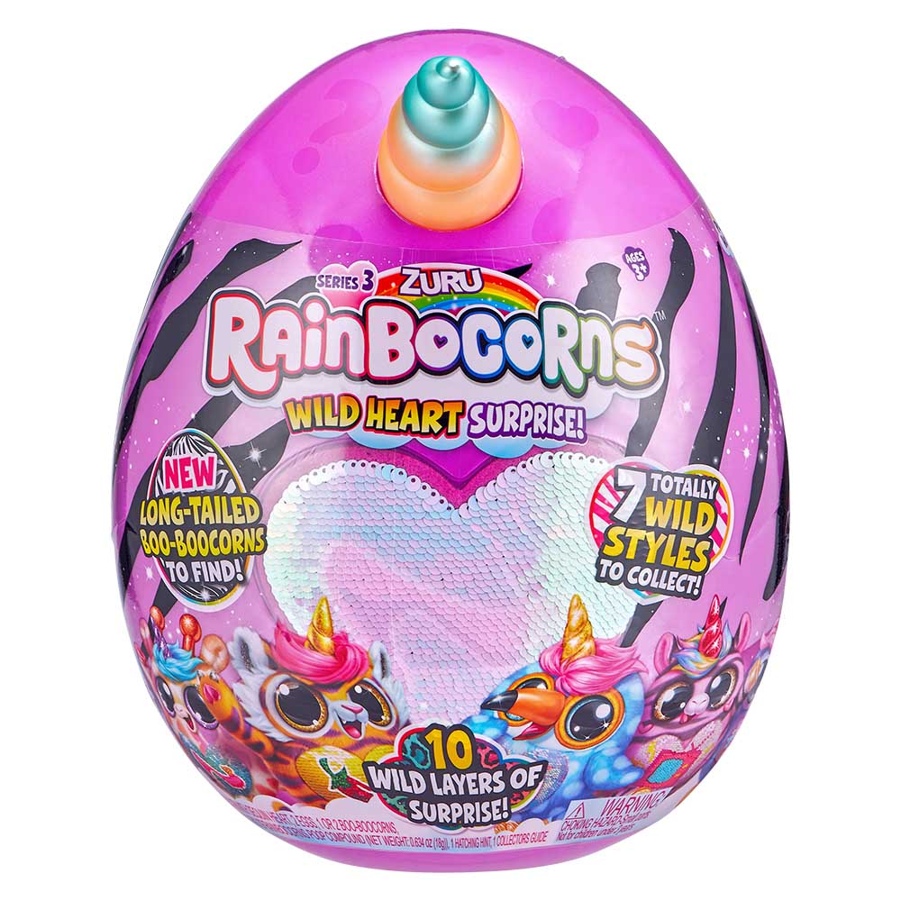 

М'яка іграшка-сюрприз Rainbocorns Wild heart Реінбокорн-H S3 (9215H)