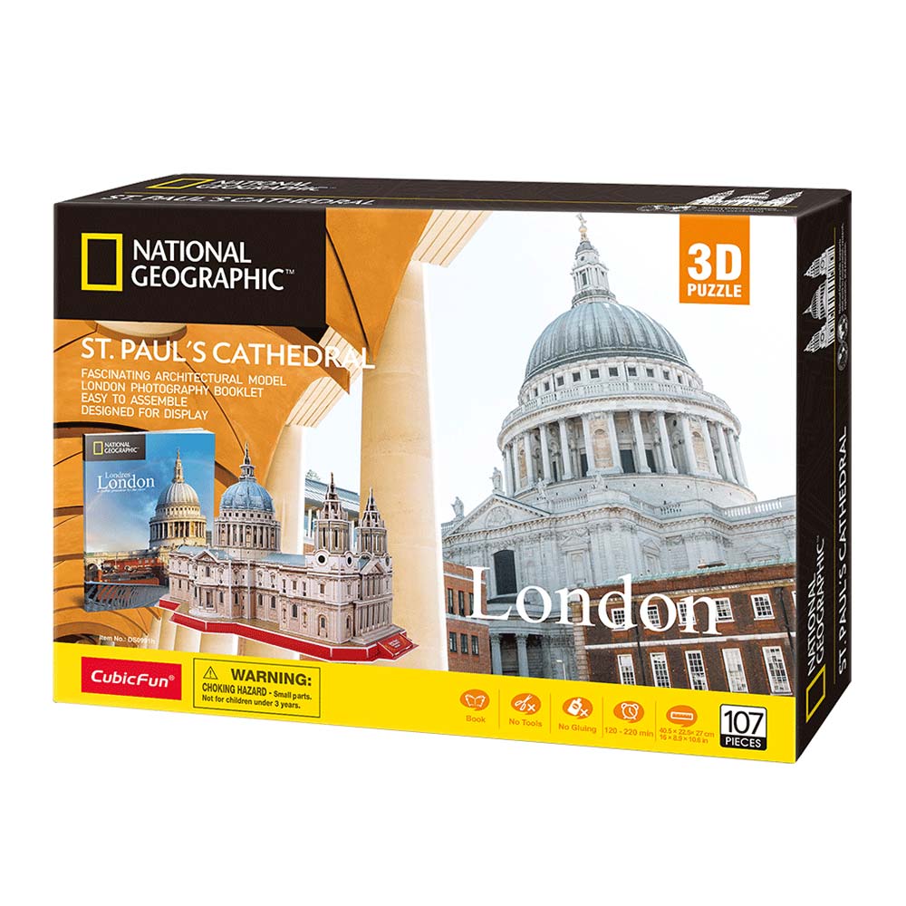 

Тривимірний пазл CubicFun National Geographic Собор Святого Павла (DS0991h)