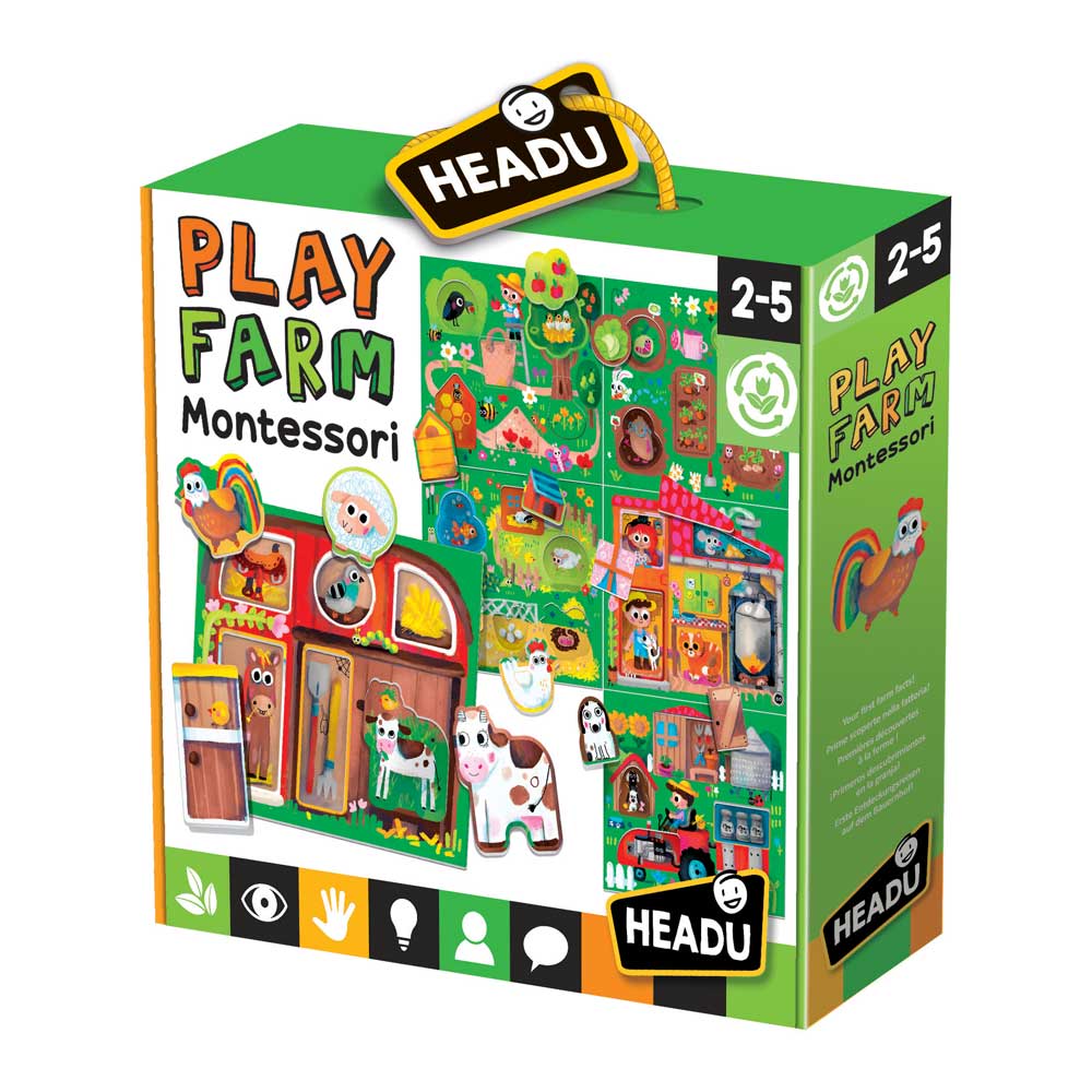 

Развивающий пазл Headu Монтессори Жизнь на ферме (MU23608)